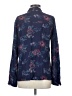 Splendid 100% Rayon Floral Blue Long Sleeve Blouse Size S - photo 2