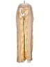 Bebop Paisley Gold Casual Pants Size XS - photo 1