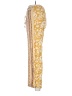 Bebop Paisley Gold Casual Pants Size XS - photo 5