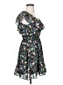 GB 100% Polyester Floral Black Cocktail Dress Size XS - photo 4