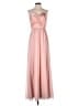 Bari Jay 100% Polyester Solid Pink Cocktail Dress Size 10 - photo 1