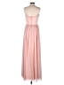 Bari Jay 100% Polyester Solid Pink Cocktail Dress Size 10 - photo 2