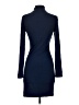 Soprano Solid Blue Casual Dress Size S - photo 2