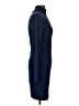 Soprano Solid Blue Casual Dress Size S - photo 4