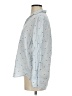 Grayson 100% Linen Stars Blue Long Sleeve Blouse Size Sm (2) - photo 5