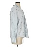 Grayson 100% Linen Stars Blue Long Sleeve Blouse Size Sm (2) - photo 4