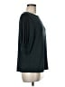 H&M Black 3/4 Sleeve Top Size M - photo 4