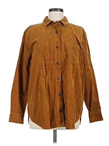 J.Crew Factory Store Long Sleeve Button-Down Shirt (view 1)