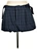 Free People Plaid Blue Gray Casual Skirt Size 2 - photo 1