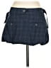 Free People Plaid Blue Gray Casual Skirt Size 2 - photo 2