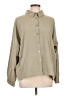 Soft Surroundings Solid Tan Long Sleeve Blouse Size L - photo 1