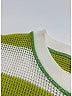Burberry Stripes Green Pullover Sweater Size M - photo 7