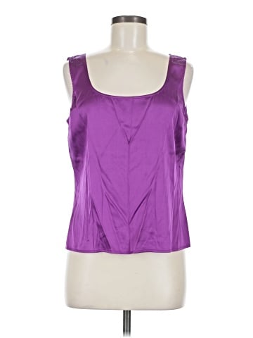 St. John Sleeveless Silk Top (view 1)
