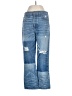 Point Sur 100% Cotton Color Block Blue Jeans Size 27 waist - photo 1