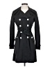 Trovata 100% Cotton Black Trenchcoat Size XS - photo 1