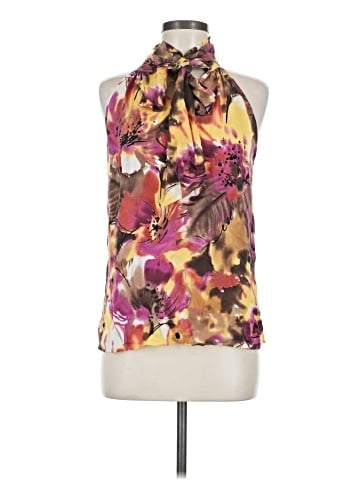 St. John Sleeveless Silk Top (view 1)