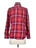 Old Navy Plaid Red Long Sleeve Button-Down Shirt Size M - photo 2