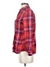 Old Navy Plaid Red Long Sleeve Button-Down Shirt Size M - photo 5