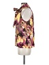St. John Yellow Sleeveless Silk Top Size M - photo 5