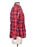 Old Navy Plaid Red Long Sleeve Button-Down Shirt Size M - photo 4