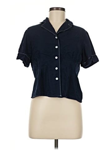 MOUSSY Short Sleeve Blouse (view 1)