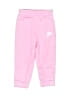 Nike 100% Polyester Pink Sweatpants 9-12 MO / 12 MO - photo 1