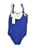 Profile by Gottex Hearts Blue One Piece Swimsuit Size 6 - photo 2