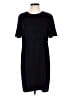 Ann Taylor 100% Polyester Solid Black Casual Dress Size 8 - photo 1