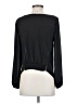 Sans Souci 100% Polyester Black Long Sleeve Blouse Size S - photo 2