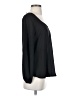 Sans Souci 100% Polyester Black Long Sleeve Blouse Size S - photo 4