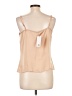 DR2 100% Polyester Tan Sleeveless Blouse Size L - photo 2