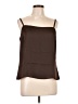 DR2 100% Polyester Brown Sleeveless Blouse Size L - photo 1