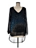 Juicy Couture 100% Polyester Black 3/4 Sleeve Blouse Size M - photo 1