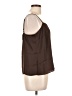 DR2 100% Polyester Brown Sleeveless Blouse Size L - photo 4