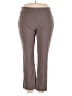 Lands' End Solid Gray Casual Pants Size 2X - photo 1
