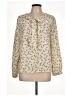 Downeast Ivory Long Sleeve Blouse Size L - photo 1