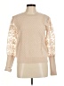 Calligraphie Tan Pullover Sweater Size M - photo 1