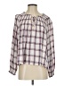 Roxy Ivory Pink 3/4 Sleeve Blouse Size S - photo 1