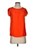 Maeve 100% Rayon Orange Short Sleeve Blouse Size 2 - photo 1
