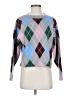 Old Navy Argyle Gray Pullover Sweater Size S - photo 1