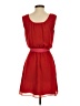Express Solid Red Casual Dress Size XS - photo 2