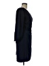 J.Crew 100% Polyester Blue Black Casual Dress Size 6 - photo 4
