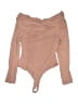 Donna Karan New York 100% Polyester Tan Bodysuit Size XL - photo 2