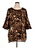 Ashley Stewart Brown 3/4 Sleeve Blouse Size 18 Plus - photo 1