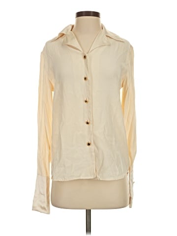 St. John Long Sleeve Silk Top (view 1)