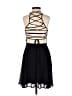 Lulus 100% Polyester Solid Black Cocktail Dress Size XS - photo 2
