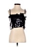 Anthropologie 100% Polyester Black Sleeveless Top Size XS - photo 1