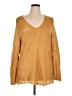 Coldwater Creek Gold Pullover Sweater Size 2X - photo 1