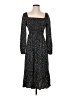 Gap 100% Rayon Polka Dots Black Casual Dress Size XS - photo 1