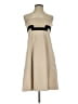 Diane von Furstenberg Color Block Tan Formal Skirt Size 4 - photo 1